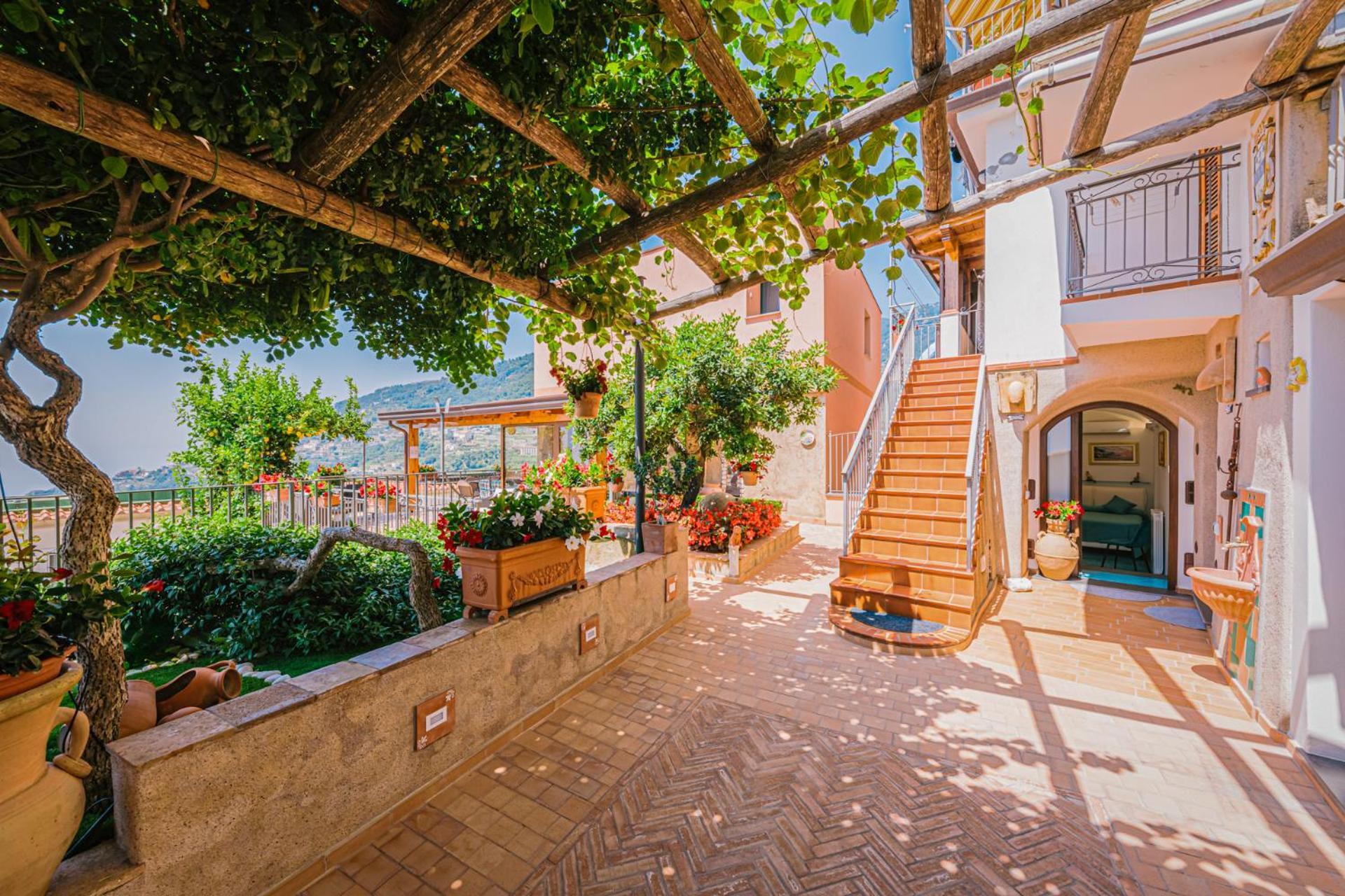 B&B Il Cortile Равело Екстериор снимка